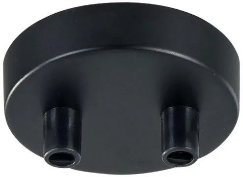 Розетка Полилей покрив Maytoni Universal base осветително тяло с две светлини-Черен