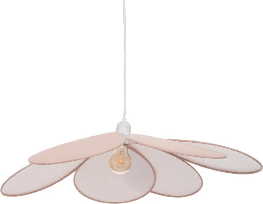 Atmosphera - Детски полилей с кабел PETAL 1xE27/40W/230V Ø 64 cm розов