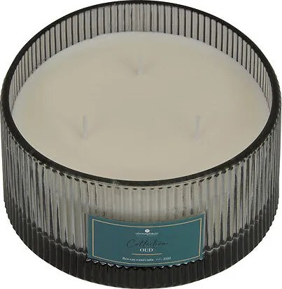 Ароматна свещ atmosphera Albie, 635 гр, Стъклен буркан - Дървесни нотки