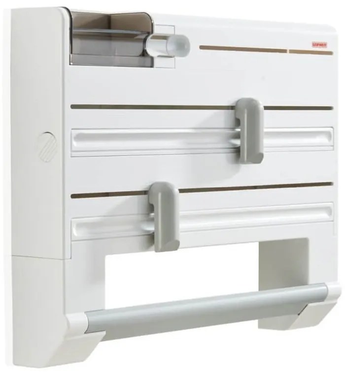 Бяла стенна пластмасова поставка за кухненско фолио и хартиени кърпи Parat – LEIFHEIT