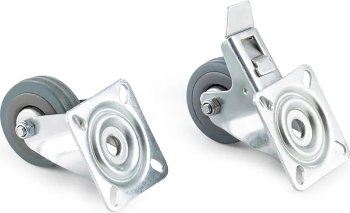 Blumfeldt Hiddensee колелца за транспортиране на плажното защитно покривало 50x17см, спирачка, макс. 500 кг