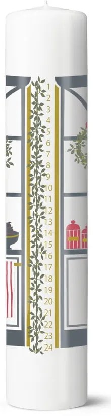 Свещ с коледен мотив с време на горене 56 часа Holmegaard Christmas – Holmegaard