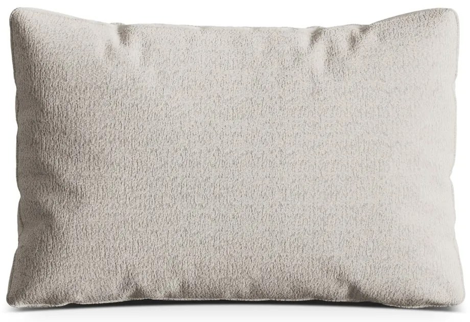 Бежова възглавница за диван от прежда с примки от букле Kemi – Cosmopolitan Design