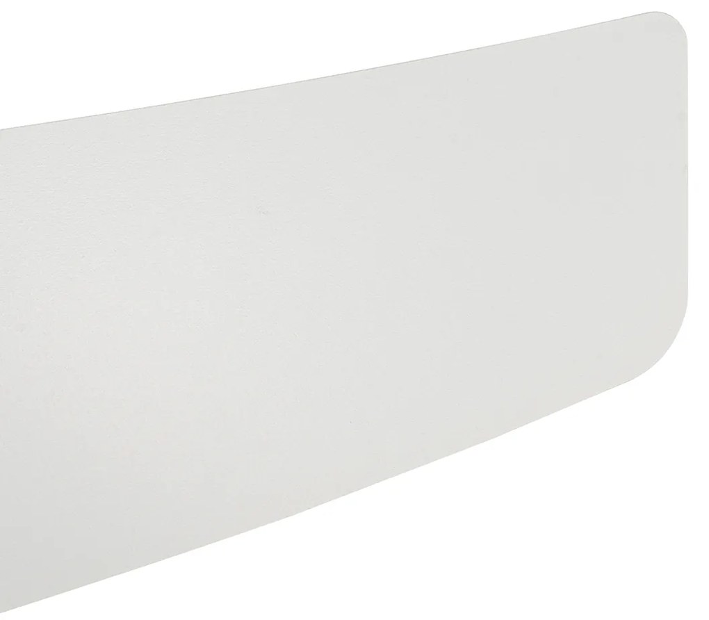 Умен вентилатор за таван бял с дървесен принт 132 см вкл. LED димируем с дистанционно управление - Cool