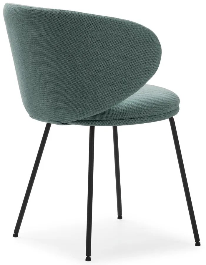 Зелени тапицирани трапезни столове в комплект 2 бр. Rush – Marckeric