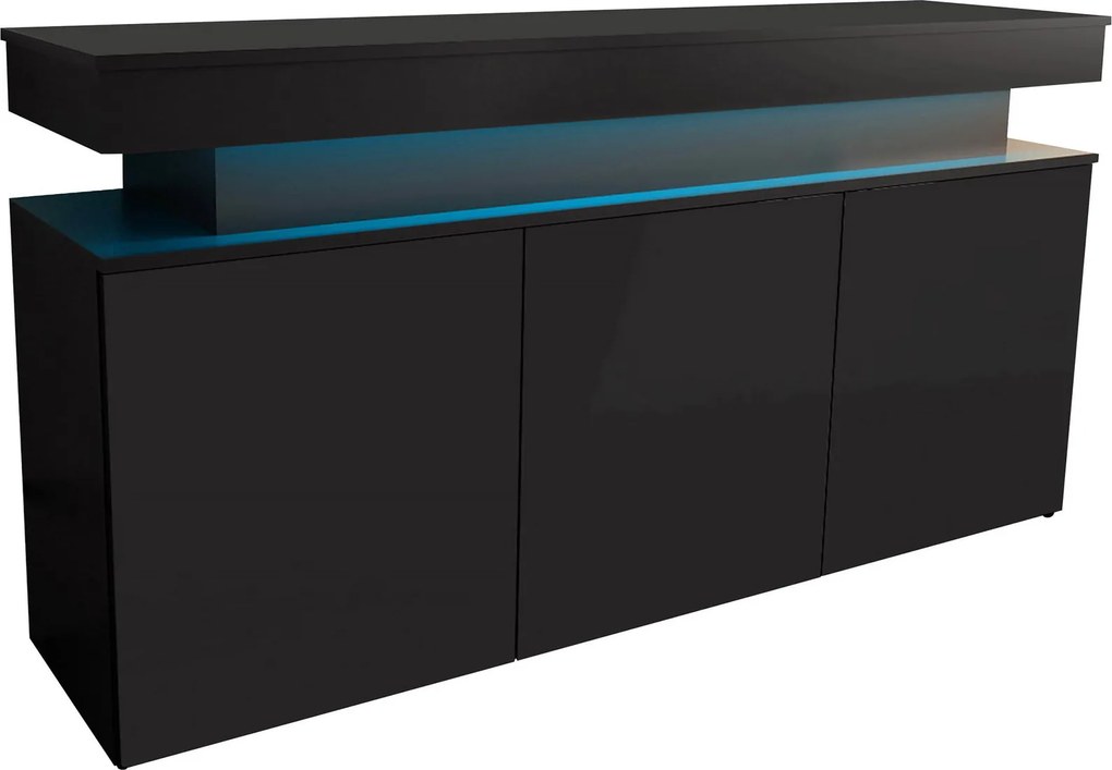 Бюфет Glossa 160 със LED-Mauro