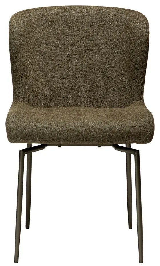 Тапициран трапезен стол в цвят каки Glam – DAN-FORM Denmark