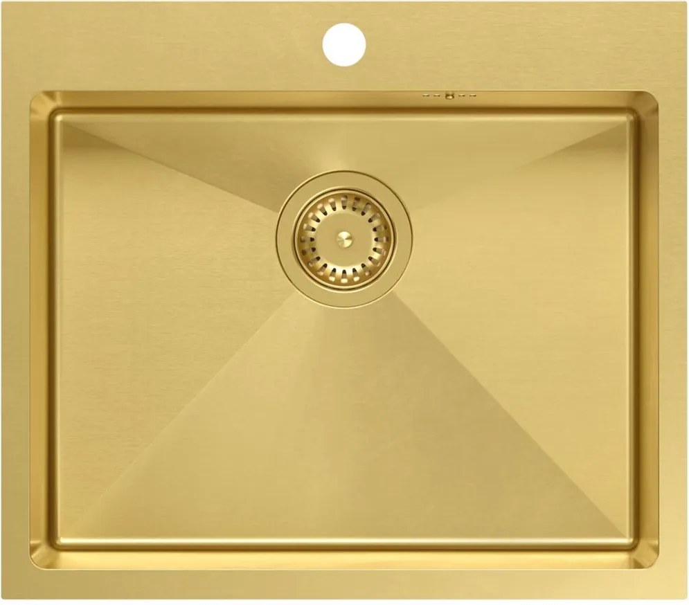 Стоманена мивка RUSSEL 110 Gold