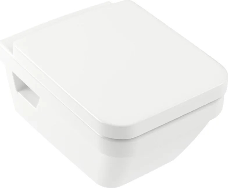 Комплект за WC, Architectura, 370 х 530 х 316mm, тоалетна чиния 5685R001 Direct Flush + седалка със забавено падане 9M58S101, alpin white