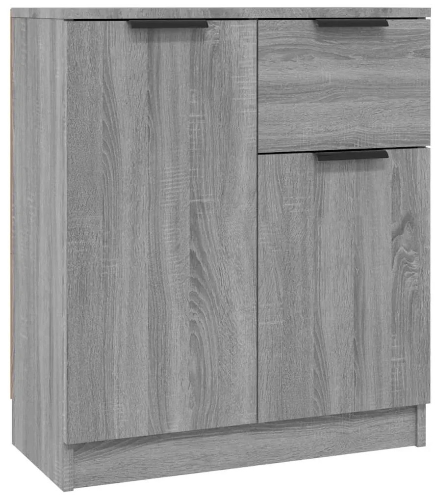 816998 vidaXL Сайдборд, сив сонома, 60x30x70 см, инженерно дърво