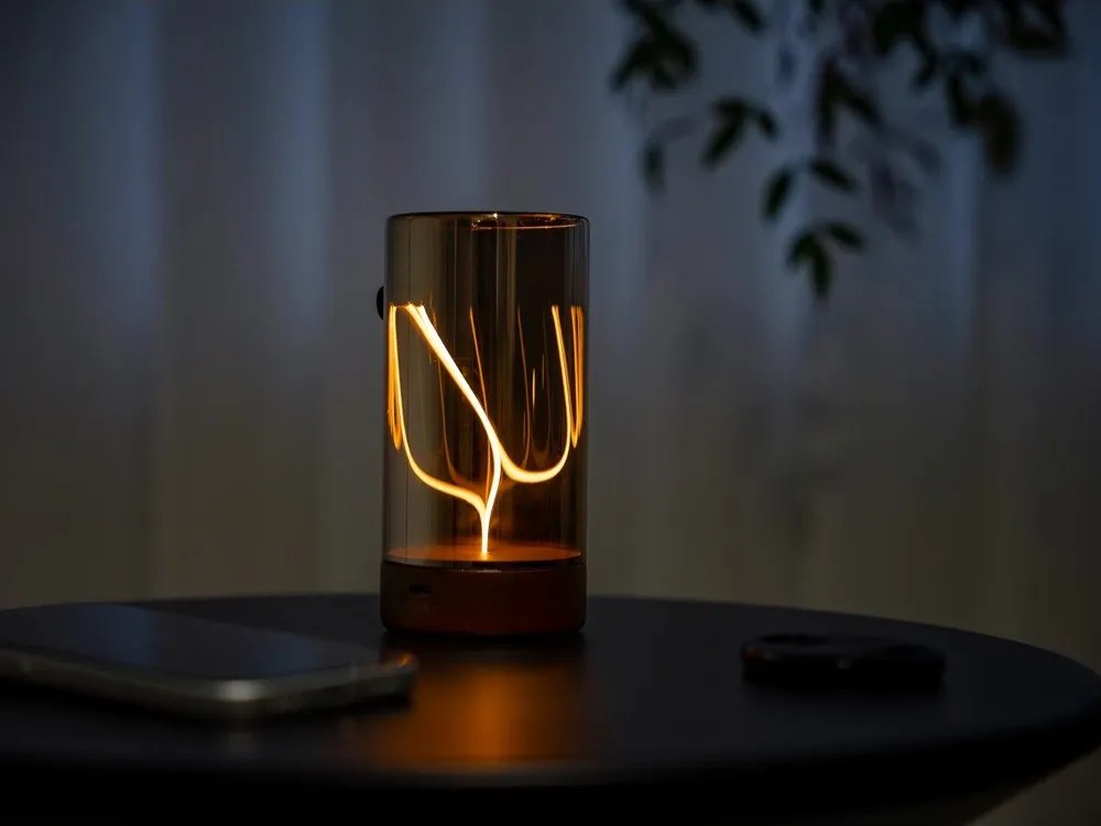 Преносима светлинна декорация с USB ø 7 cm Solis – Gingko