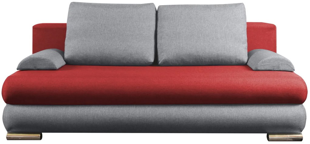 Диван-легло Рибод-Червено - Сиво
