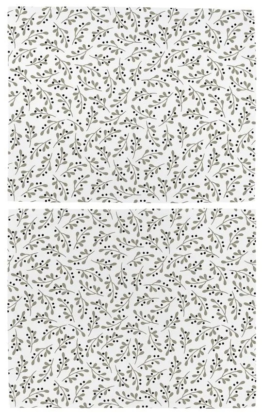 Подложки от плат с коледен мотив в комплект от 2 подложки 35x45 cm - Butter Kings