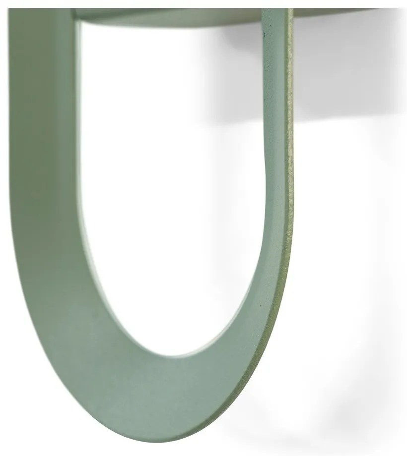 Сиво-зелена стенна стоманена кука Coucou – Spinder Design