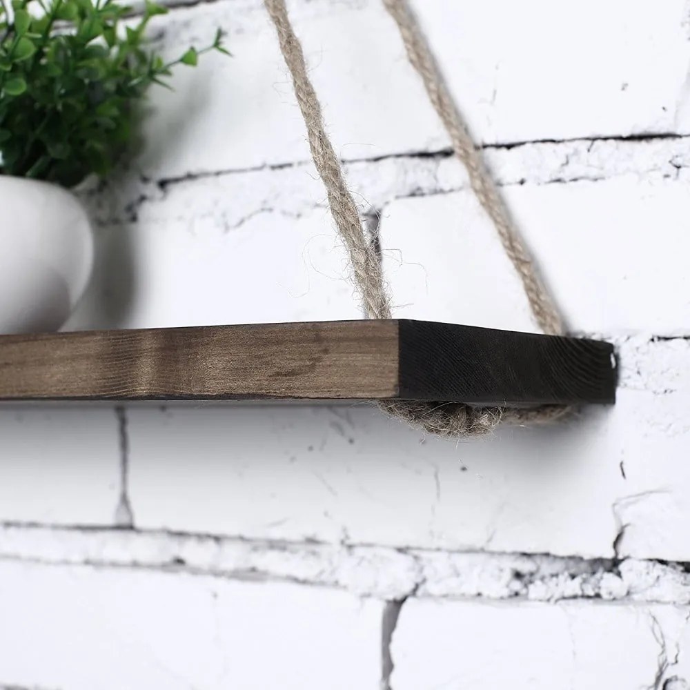 Висящ дървен рафт Hang - Evila Originals