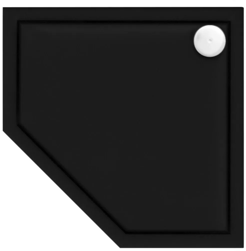 Корито за душ кабина Rea Diamond Black 90x90