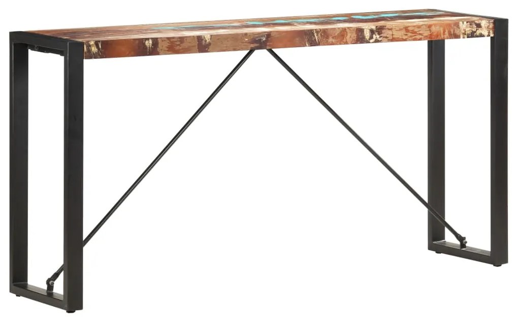 285949 vidaXL Конзолна маса, 150x35x76 см, регенерирано дърво масив