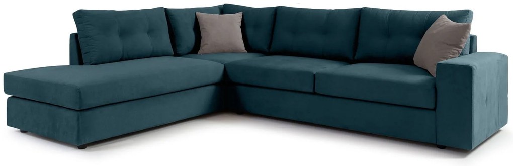 Ъглов диван Hanson-Petrol-Left