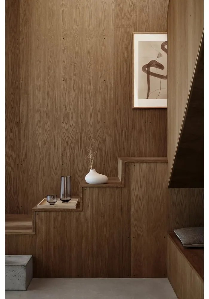 Светлосива порцеланова ваза (височина 13 cm) Nona – Blomus