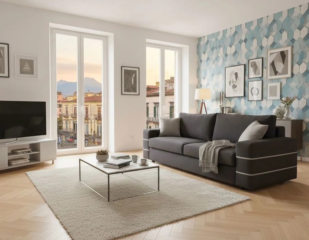 Триместен диван Holmes-Anthraki