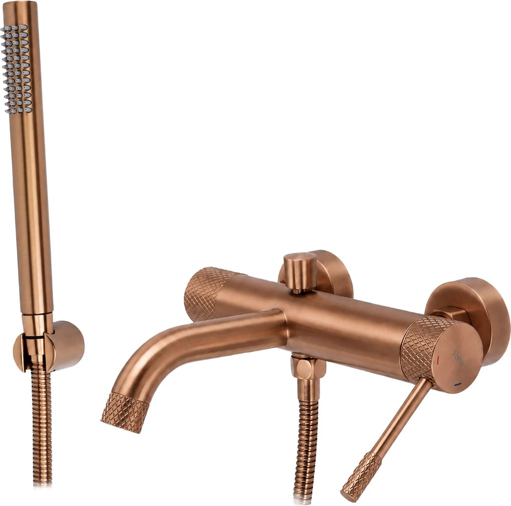 Смесител за вана Rea Venti Brush Copper