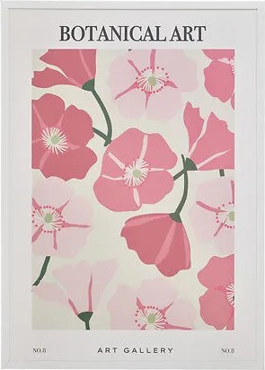 Постер с рамка atmosphera Fleur de Rose, Асорти, 50×70 cm