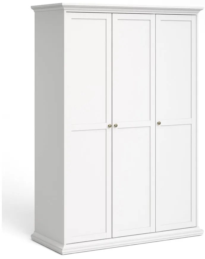 Бял гардероб 139x201 cm Paris – Tvilum