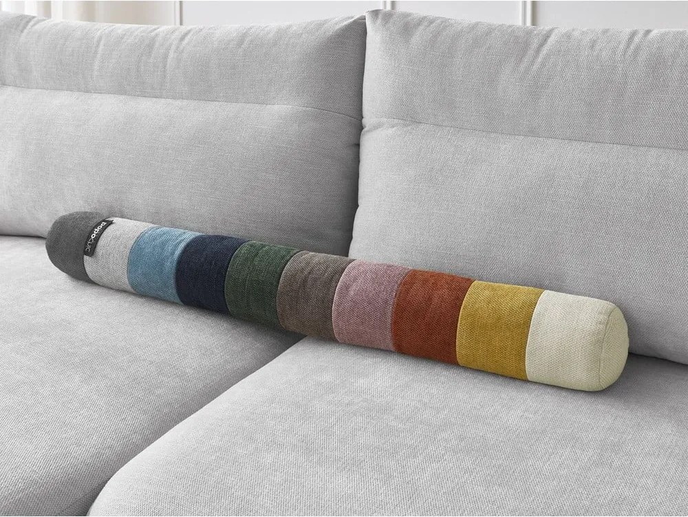 Светлосив ъглов диван Aden – Bobochic Paris