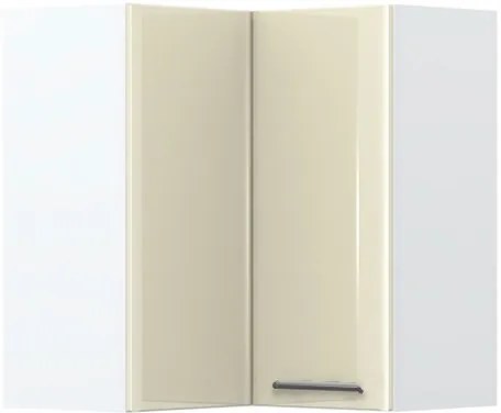 Висящ ъглов шкаф Modena V7-UG-2K-White - Beige