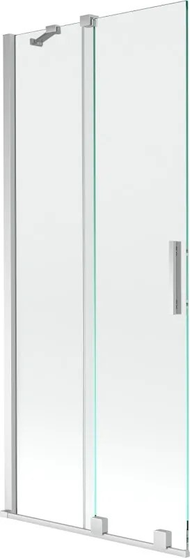 Mexen Velar двукрила плъзгаща се вана 85 x 150 см, прозрачна, хром - 896-085-000-01-01