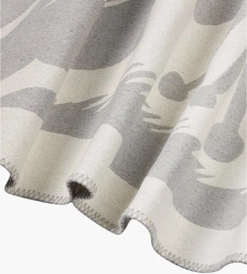 Светлосиво одеяло 165x200 cm Lino – noo.ma