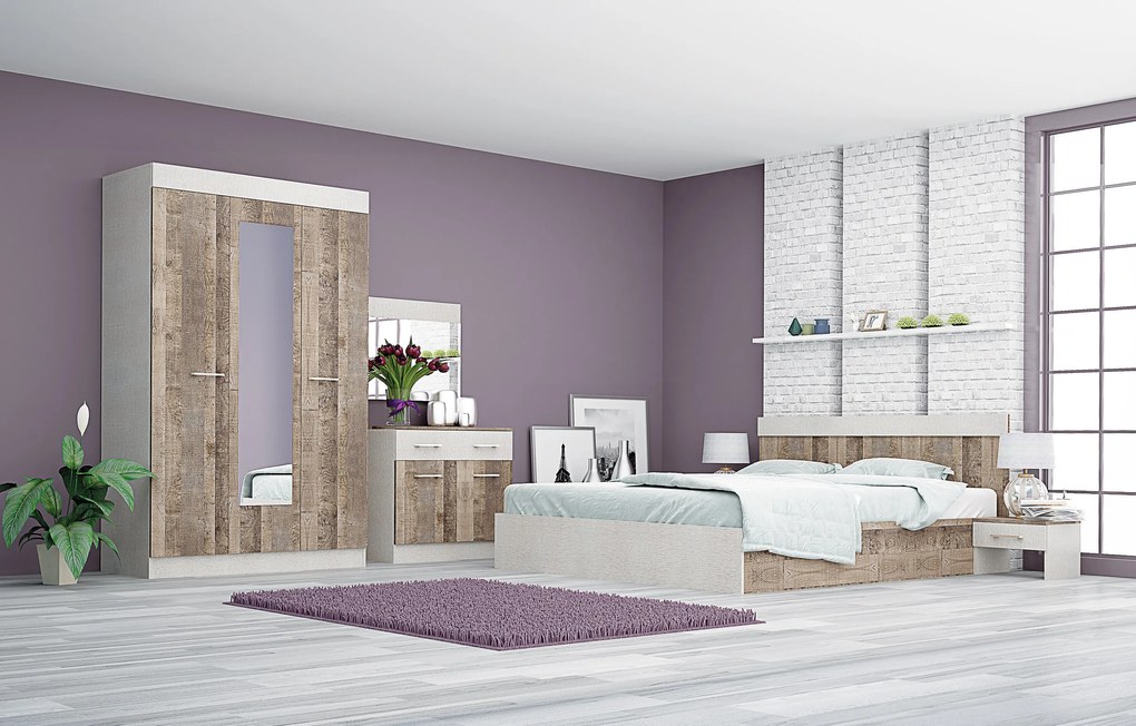 Спален комплект МЕЛАНИ 2+матрак