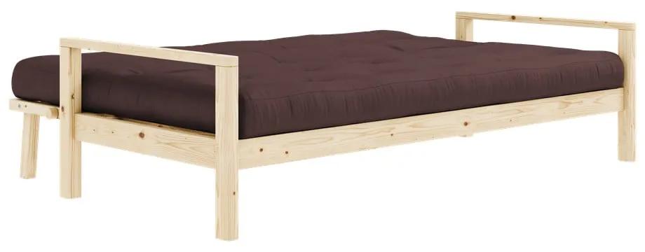 Тъмнокафяв разтегателен диван 205 cm Knob - Karup Design