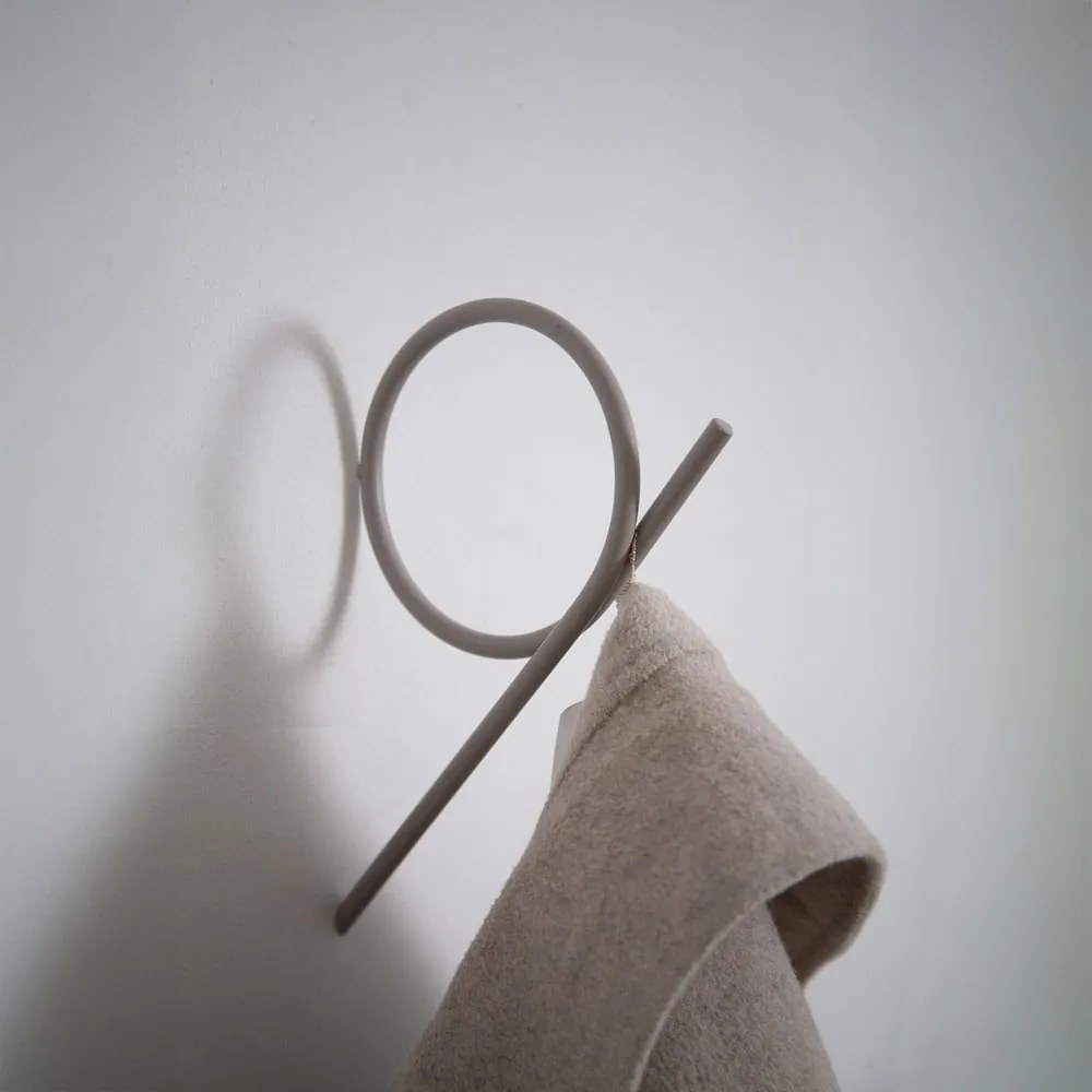 Кафяво-сива стенна метална кука Tuba L – Spinder Design