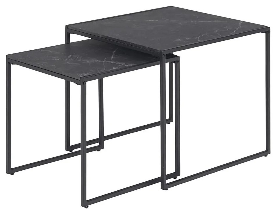 Комплект от 2 холни маси ALMA, антрацит