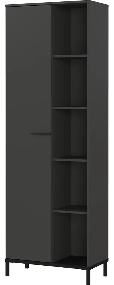 Антрацитна библиотека 64x190x34 cm Rovigo – Germania