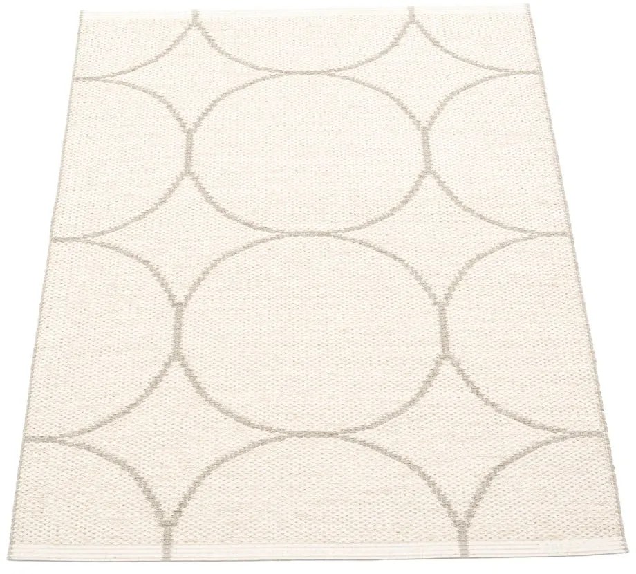 Кремав килим за открито и закрито 70x100 cm Boo Linen – Pappelina