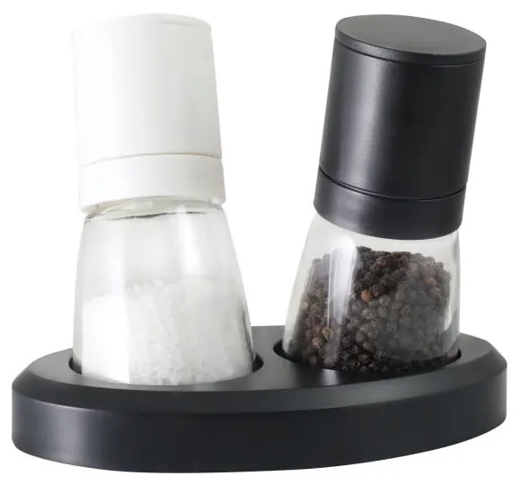 Комплект мелнички за пипер и сол Black&White - Vialli Design