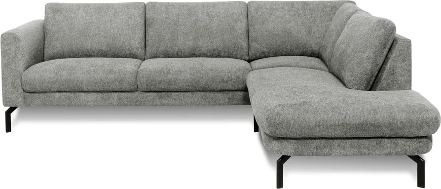 Светлосив ъглов диван (десен ъгъл) Gomero – Scandic