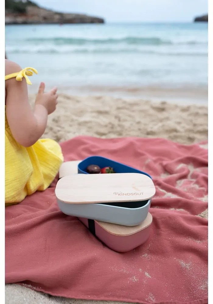 Детска кутия за храна Dusky Pink – Kindsgut