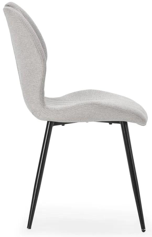 Светлосиви трапезни столове в комплект 4 бр. Muli – Marckeric