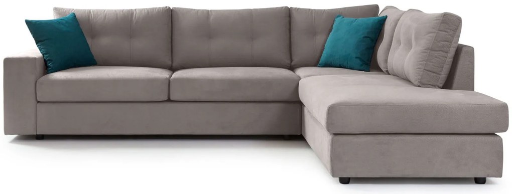 Ъглов диван Hanson-Gray Light-Right