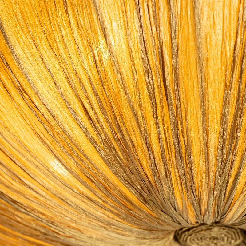 Дизайнерски таванна лампа златиста 60 см 5-светлина - Plu