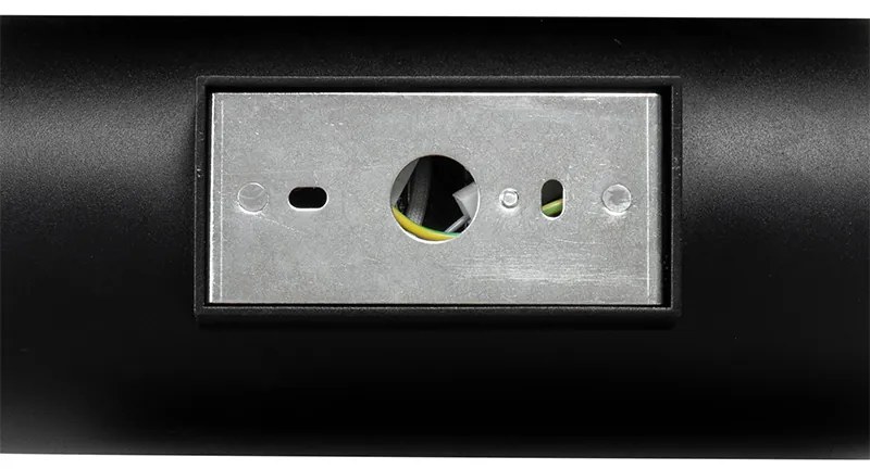 Дизайнерска стенна лампа черна със злато GU10 50mm - Sab