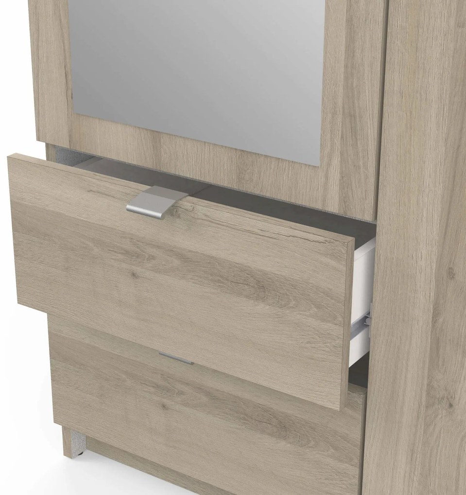 Гардероб 2-врати Merita-Естествено