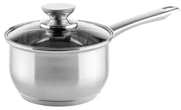 Комплект съдове за готвене Muhler MR-1242, 12 части, Неръждаема стомана, Трислойно дъно, Индукция, Сребрист