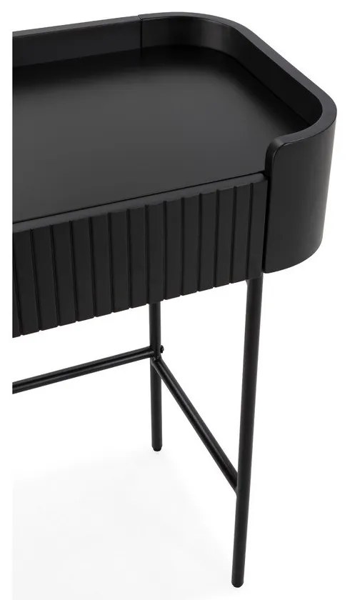 Черна конзолна маса 40x120 cm Willa – MOME