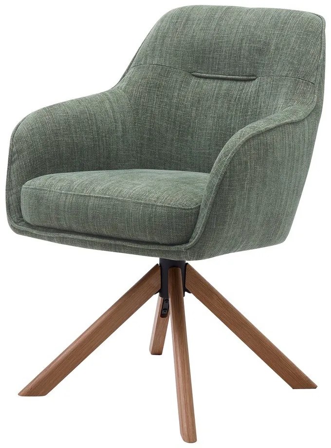 Зелени тапицирани трапезни столове в комплект 2 бр. Avola – Unique Furniture