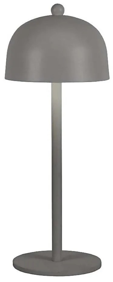 LED регулируема презареждаема настолна лампа LED/1W/5V 3000-6000K 1800 mAh сива