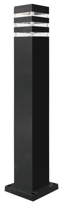 Екстериорна лампа TEKSAS 1xE27/12W/230V IP44 74 см антрацит